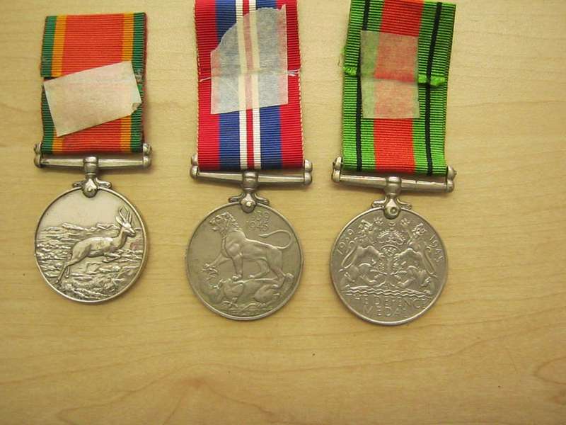 Lot of 3 WW 2 medals.